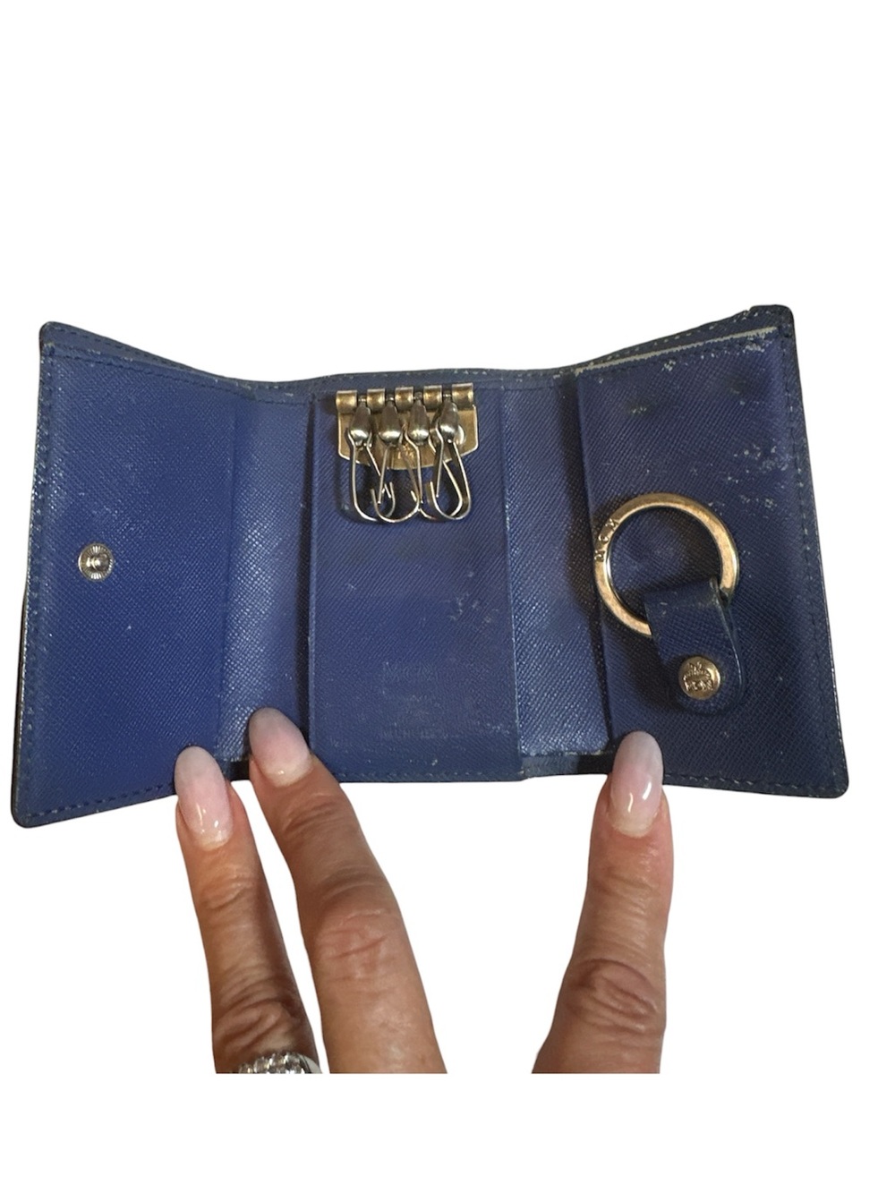 MCM Brown Visetos Monogram Key/Card Holder - Picture 9 of 16